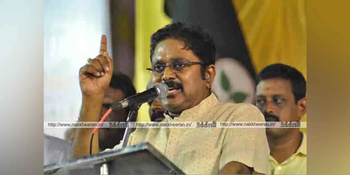  '' Our goal is to recover the AIADMK '' - TTV Dinakaran interview!