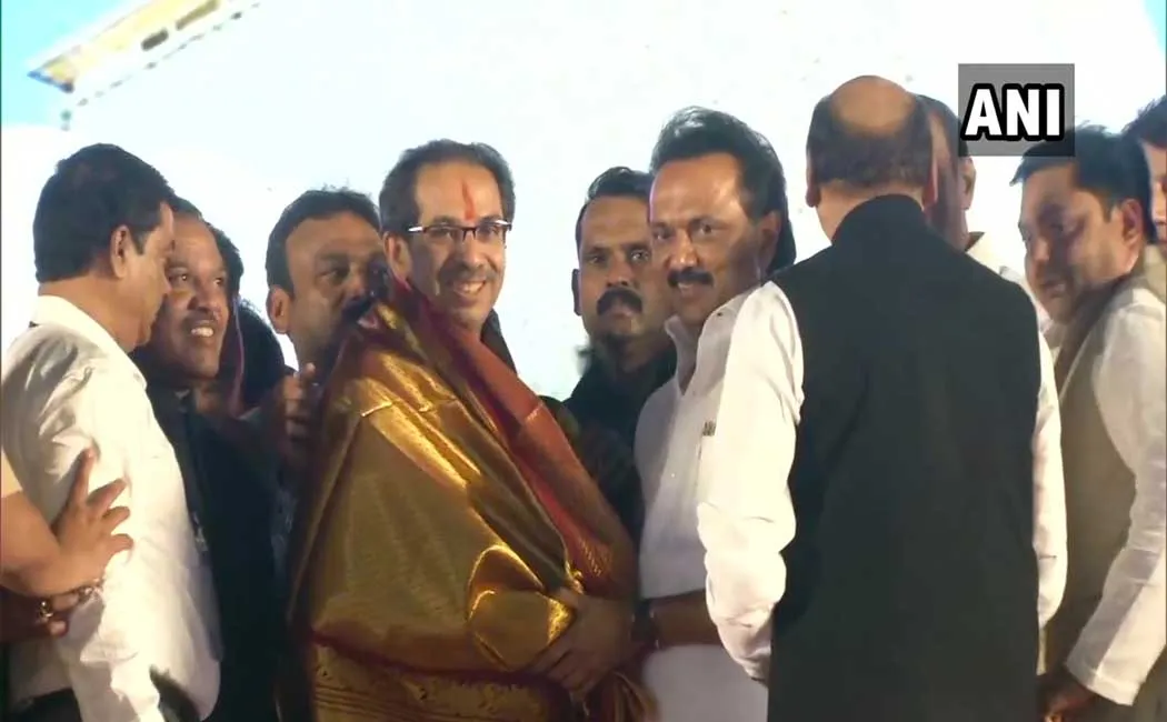 MAHARASHTRA STATE CM UDDHAV THACKERAY CEREMONY IN DMK STALIN TWEET 