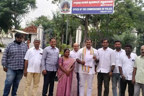 police complaint against Annamalai for defaming Rahul Gandhi and Sonia Gandhi