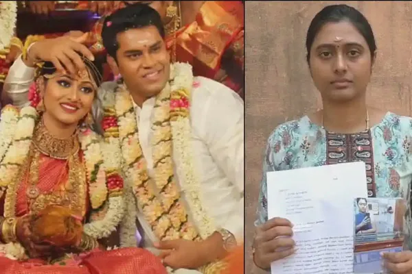 Woman complaints against  AIADMK executive, alleging issue dowry