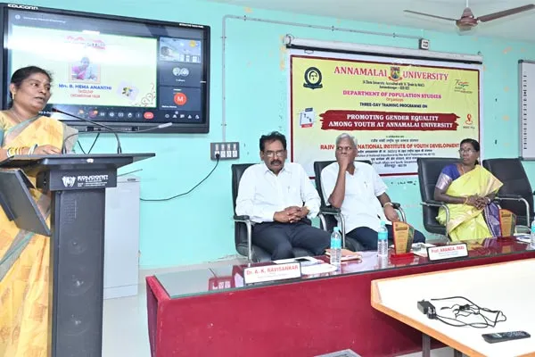 Gender Equality Workshop at Annamalai University