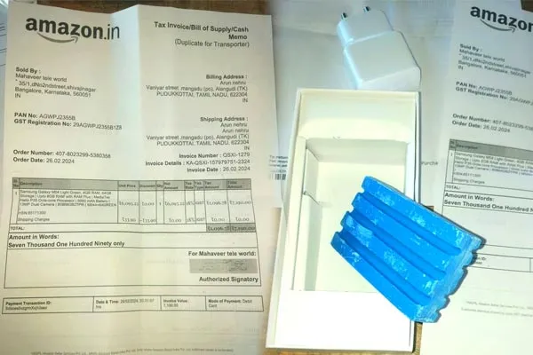 soap is offered to a teenager who bought a cell phone online for his mother