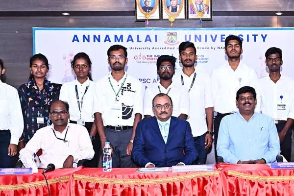 Annamalai University Awareness about competitive exams to students