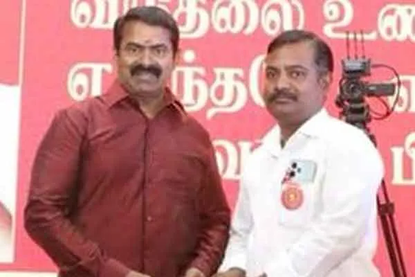 NTK executive Rayappan quits party, alleging caste discrimination