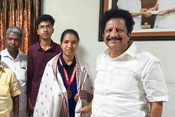 village student selected for a national-level shooting competition 