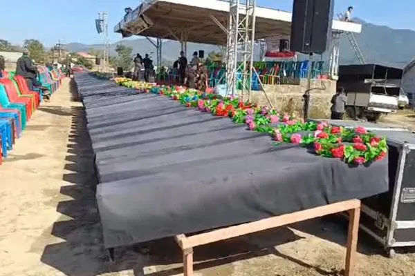 total of 87 person were buried in Manipur after 8 months 