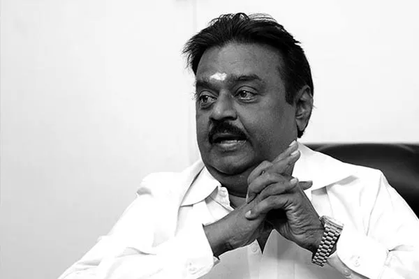 People of the town paid tribute to Vijayakanth