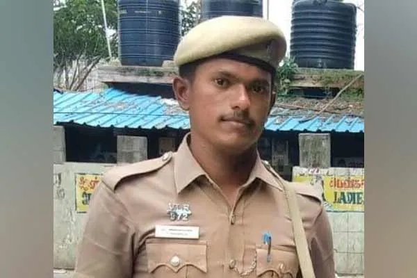 Eye donation of a policeman who passed away in a two-wheeler accident