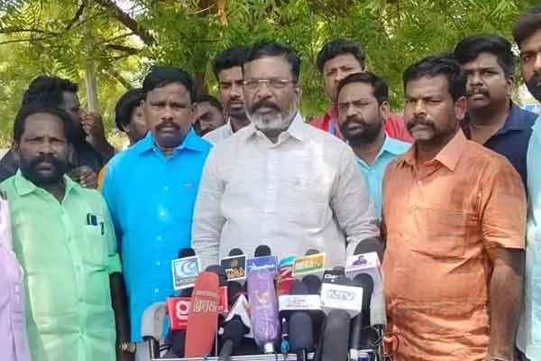 Election Commission is afraid to ask the PM modi for an explanation says Thirumavalavan