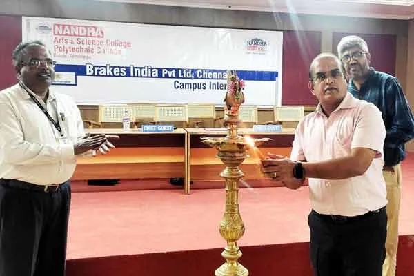 Campus interview for Students in Erode Polytechnic College