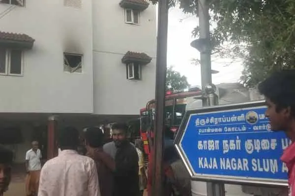 accident in Trichy apartment