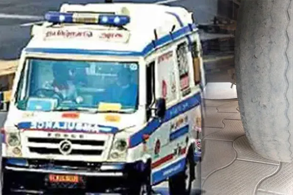 108 ambulances run with worn out tires
