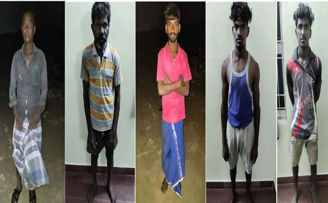 Coast Guard arrests turmeric smugglers in Sri Lanka