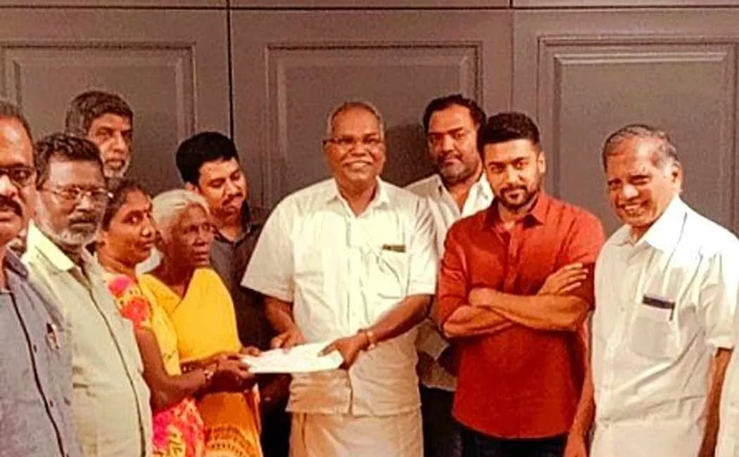 Actor Surya has given Rs 15 to his rajakannu wife 