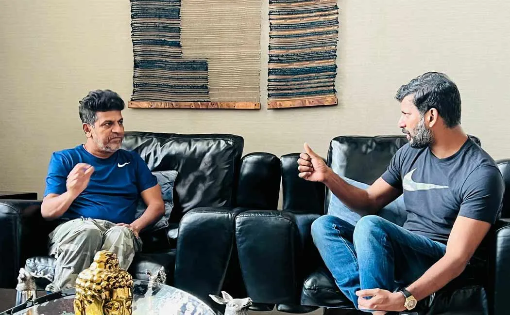 Vishal met the family Puneeth Rajkumar expressed his condolences