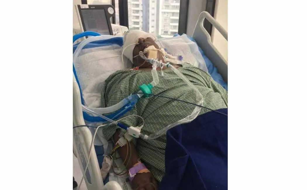 Sivasankar has been admitted intensive care unit