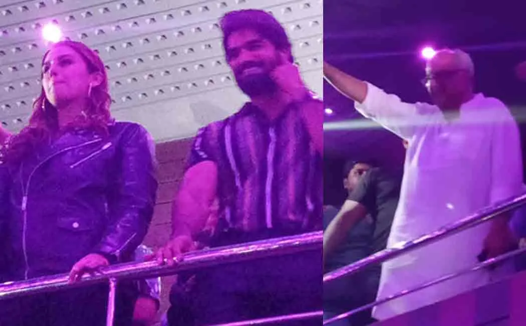 valimai team watching film with fans 
