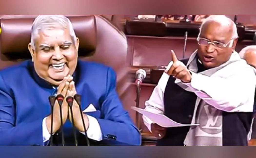 Speaker Jagdeep Dhankar jokingly answered Mallikarjun Kharge's question Parliament