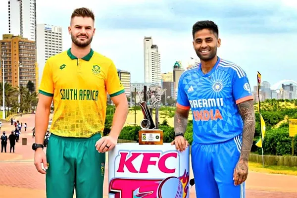 T20 cricket match South Africa vs India score update