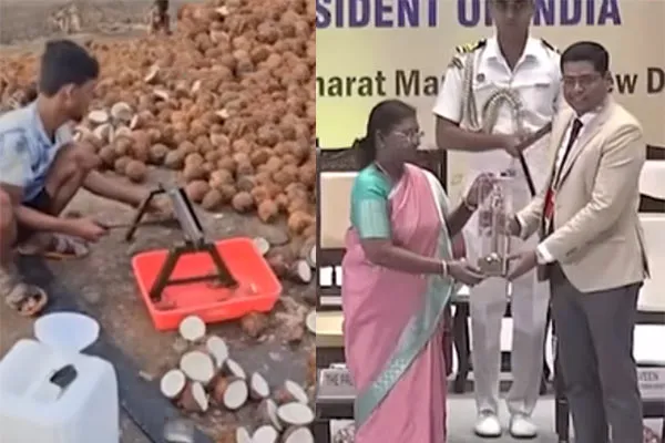 Pollachi youth discovered cure for diabetes in coconut water