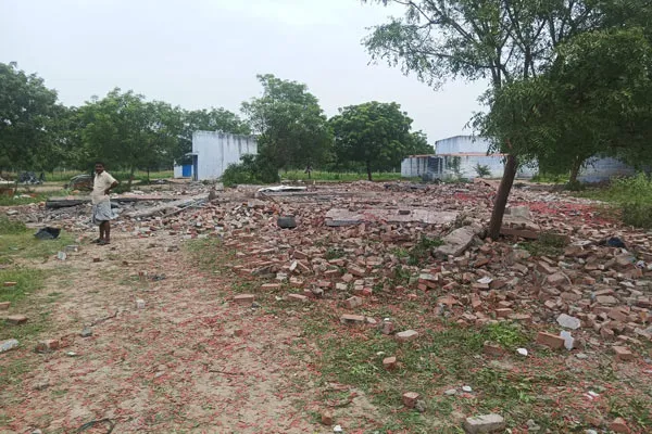 One person passed away in a cracker factory explosion near Chittur