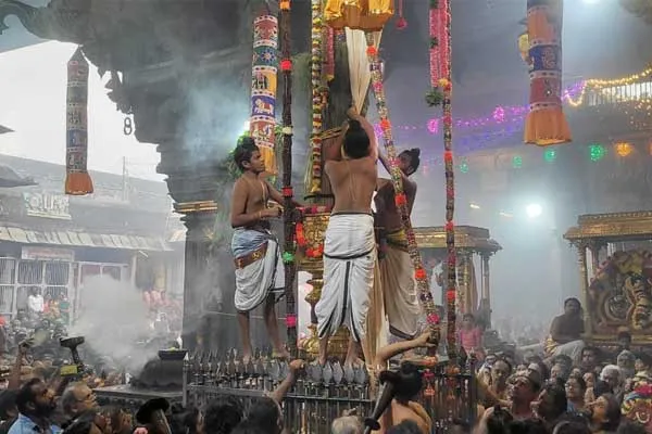 Chidambaram Nataraja Temple Arudra Darshan Utsava  Flag Hoisting