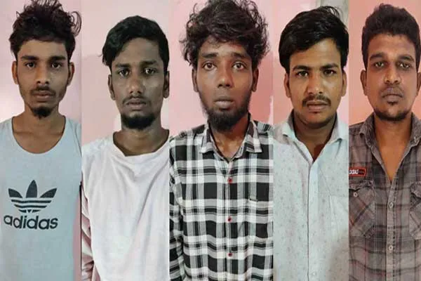 Police arrested 5 people who misbehaved with the youth