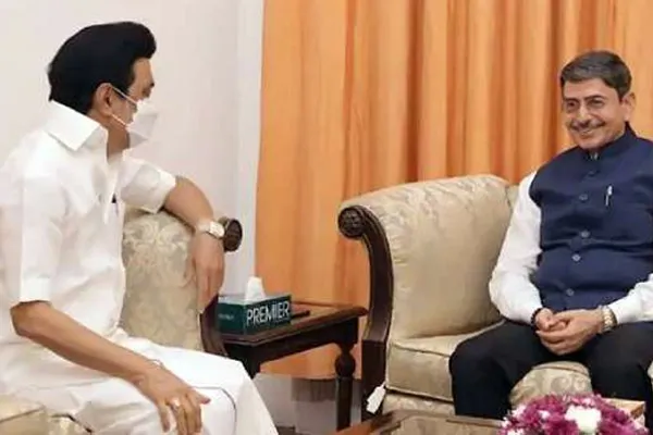 Chief Minister Stalin meets the Governor of Tamil Nadu