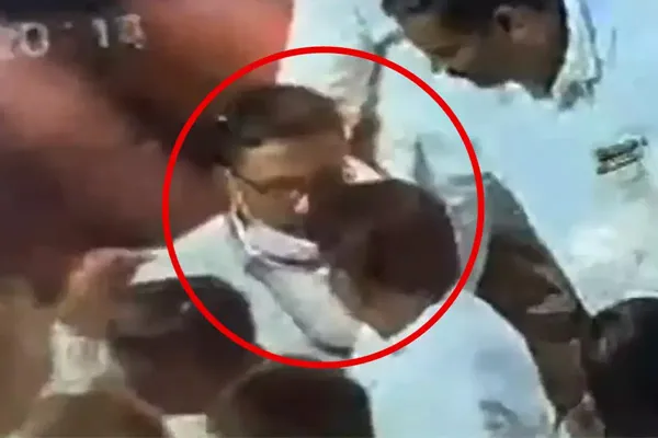  case has been filed against the BJP MLA who slapped the policeman 