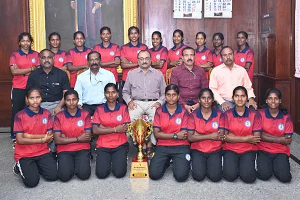 All India University Women's Football Tournament Annamalai University Bronze Medal