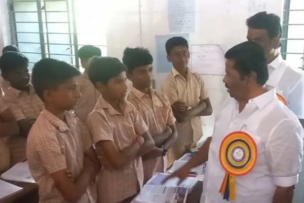 Students lose self-esteem if they don't wear shoes says mla anbazhagan