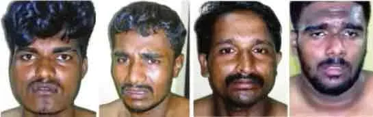  Maharashtra gang arrested in Salem for robbing 3.50 kg of gold jewelery