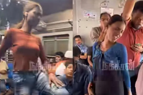 railway police warned the woman who made the train Instagram reels