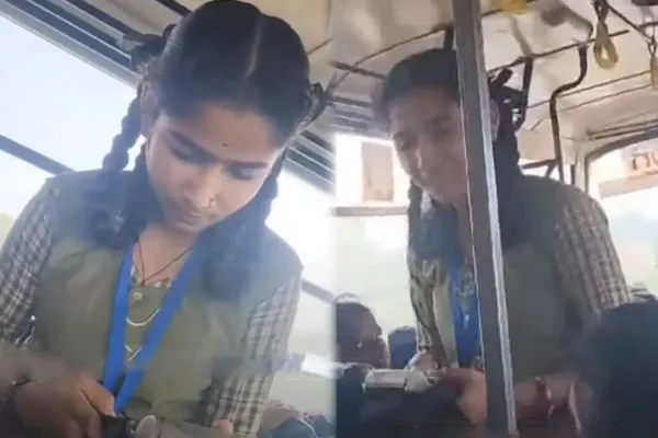 schoolgirl who worked as a conductor in a government bus