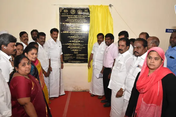 Opening of Trichy Gandhi Market Fish and Meat Store Mall
