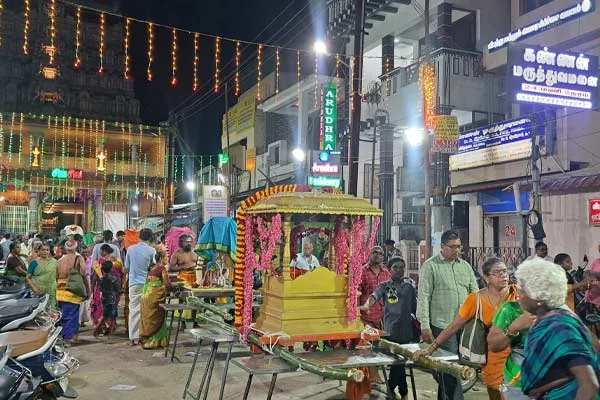 Rajaraja Cholan  triple discovery ceremony at Chidambaram