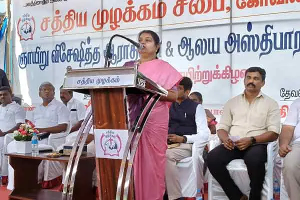 Minister Geetha Jeevan said Everything is God's work, His grace.. 