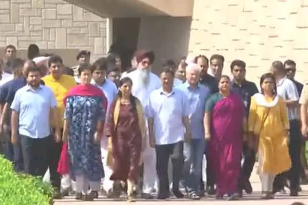 arvind Kejriwal left for Tihar Jail