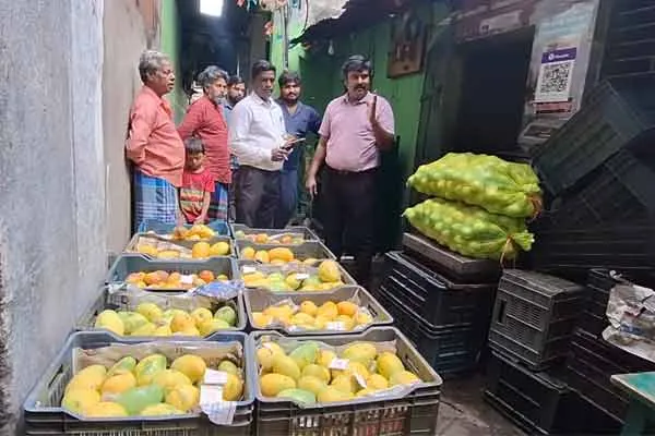 Seizure of artificially ripened fruits!