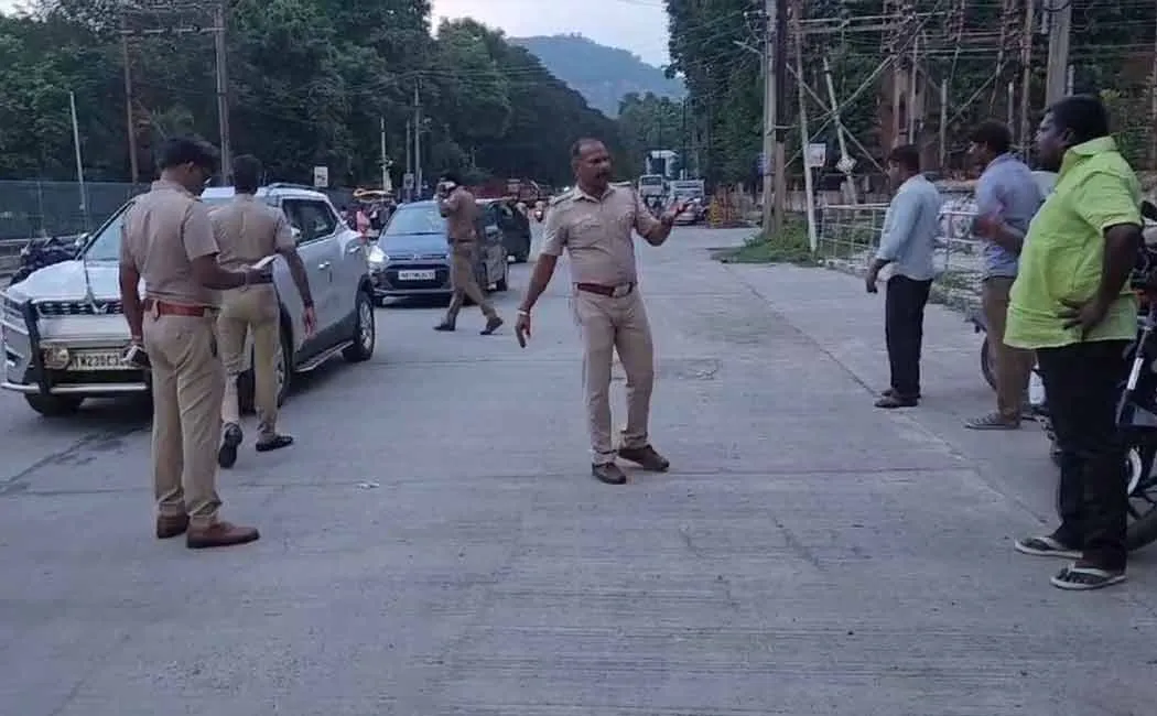 Clash between councillor  and police during vehicle check