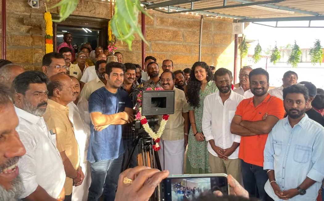 Vijay Antony crew started shooting with Pooja