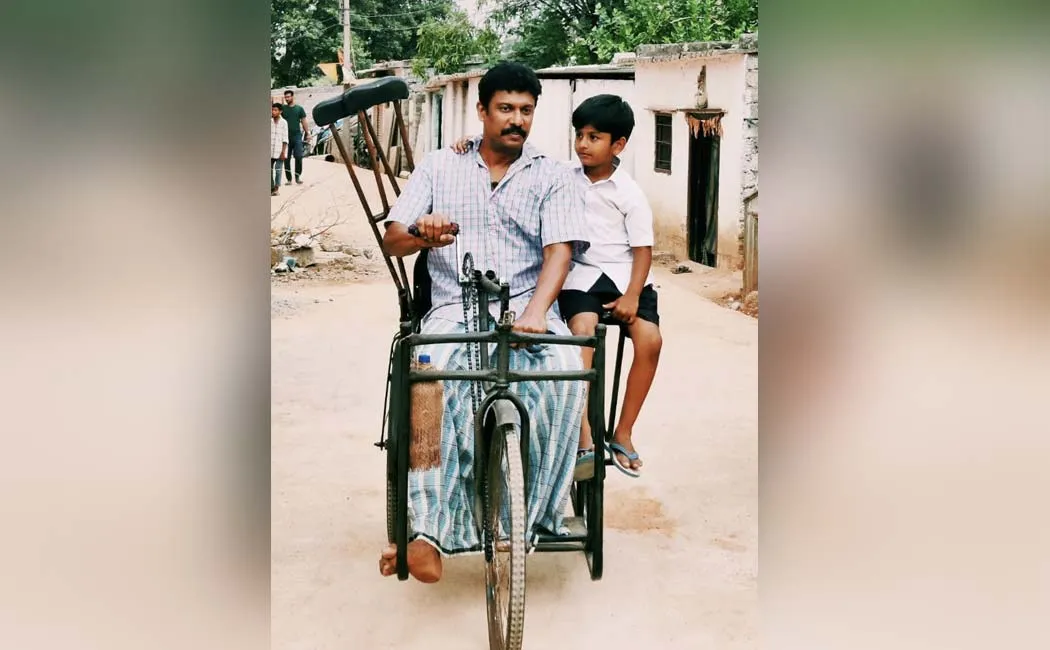 Different character; Samuthirakani posted the update with the photo