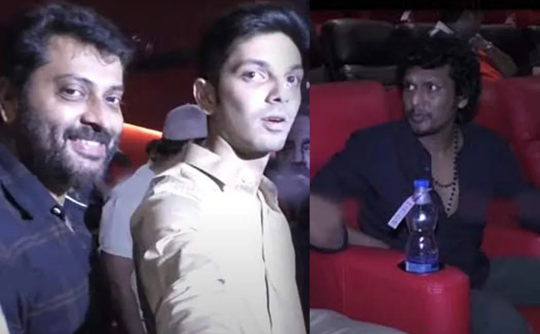 'Vikram' film crew visits theater ; Photo goes viral