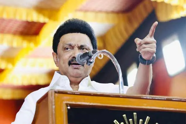 cm  stalin said Palanisamy, who called the struggling farmers as brokers, is a political broker  