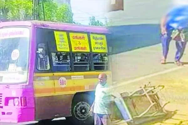 conductor was thrown out of the running government bus