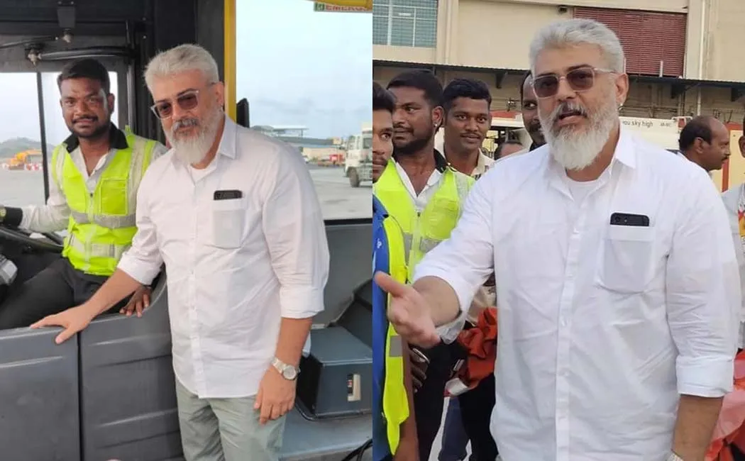 Ajith in stylish look; Photo goes viral