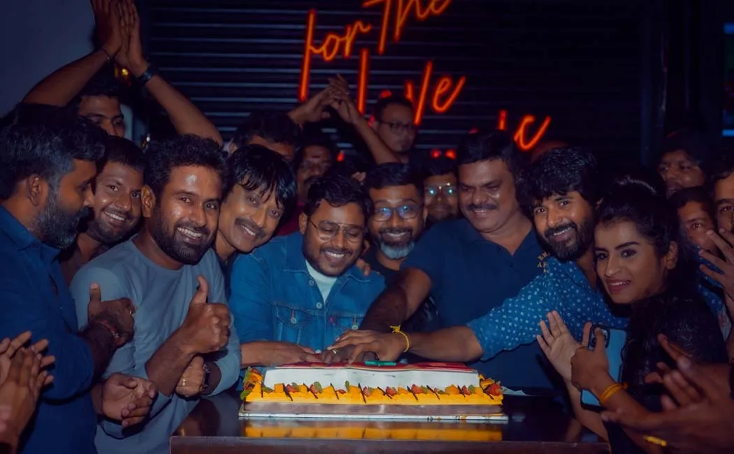 Sivakarthikeyan 'Don' film crew celebrating the movie success