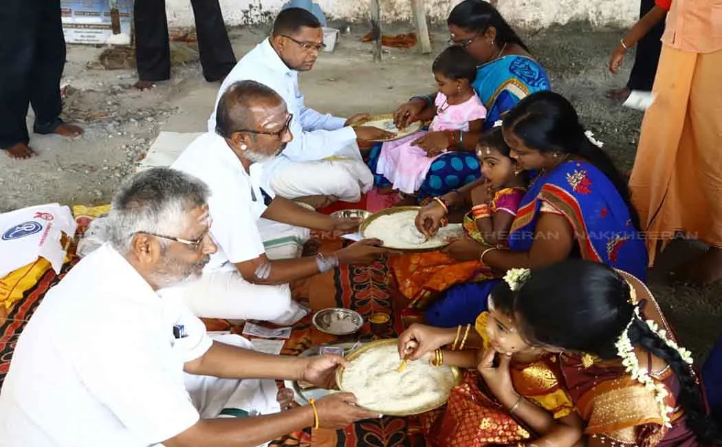  Vidyarambam show for children with Vijayadasamy