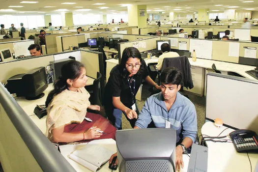 women staff in office