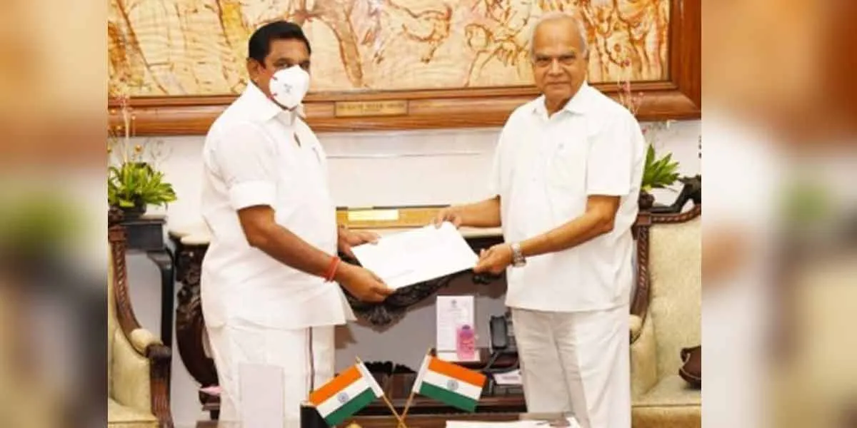 Tamil Nadu Chief Minister-Governor meeting